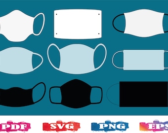 Face Mask Svg Etsy