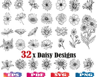 Download Daisy Svg Cut File Etsy PSD Mockup Templates