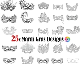 Carnaval Mask SVG \ Masquerade mask svg \ venetian mask \ theater mask \ mask silhouette \ mask cut file \ mardi gras svg \ parade mask svg