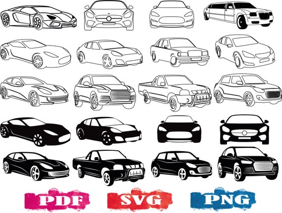 Car Svg Car Silhouette Car Designs Svg Racing Car Svg Race - Etsy Canada