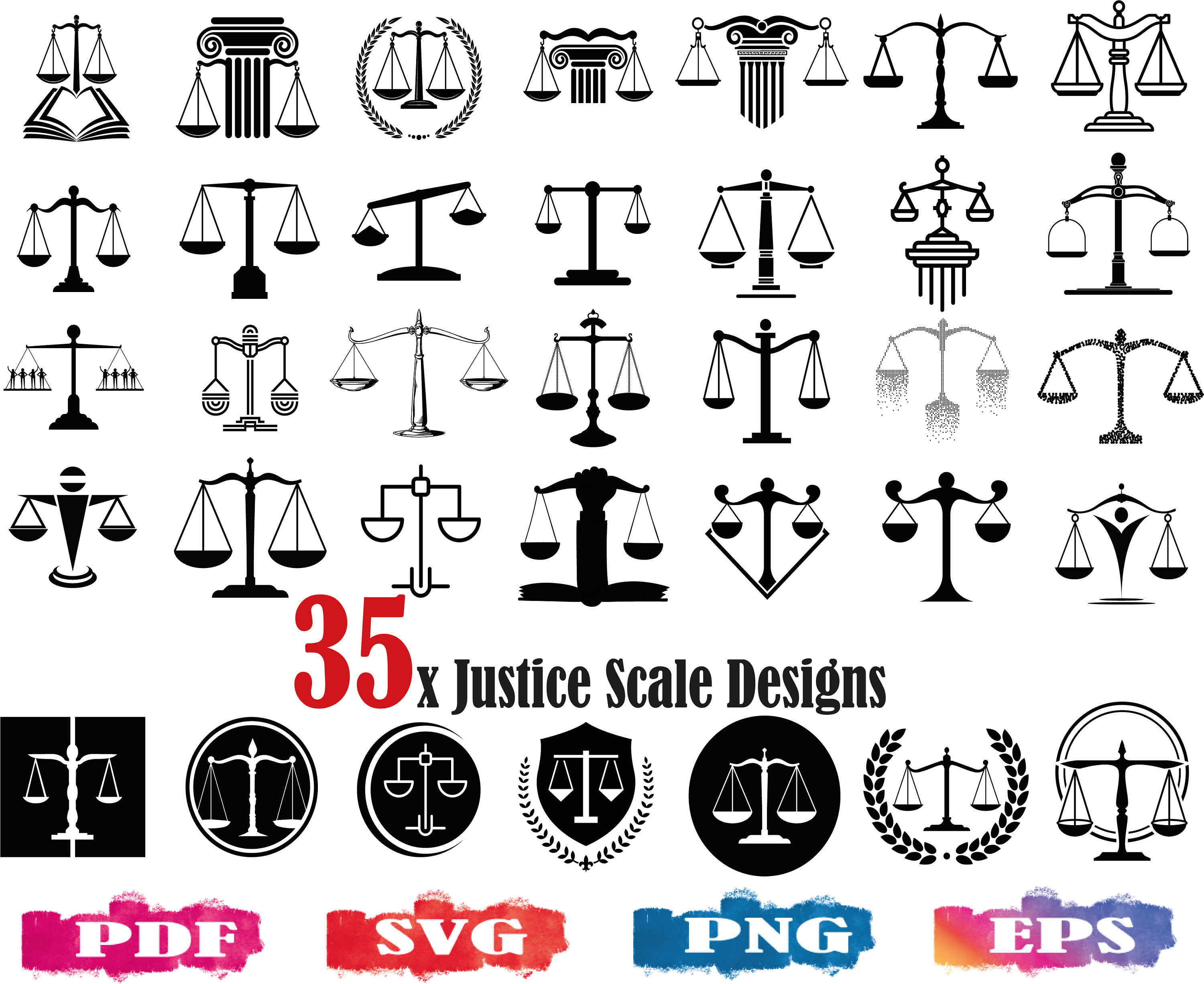 Law Scale SVG