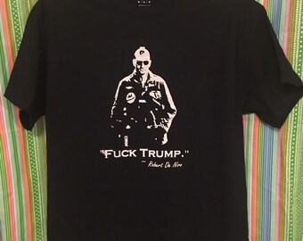 Fuck Trump - Robert De Niro pop art graphic tee