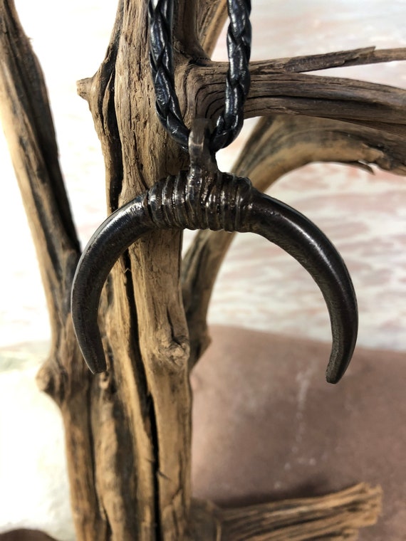 Ancient Luna pendant reproduced from a museum piece by us. Get your real Viking on.