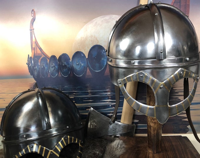 Gjermunbu Viking Gjermunbu Helmet in 14 Gauge Steel. Historically Correct Replica ...