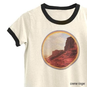 Retro 70s Mountain Desert Graphic Shirt by EspiLane