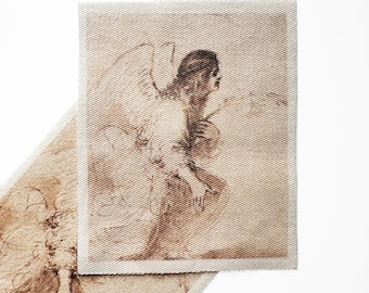 Angel Sew-on Patch | Fabric Cloth Applique for Clothing (Pick Size)