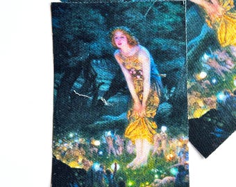 Midsummer Eve Patch Fairy Fae Sew on Fabric Patch Applique | Pick Size