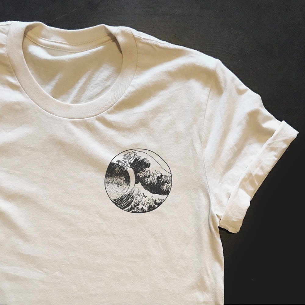 Great Wave Shirt Beach Ocean Shirts 
