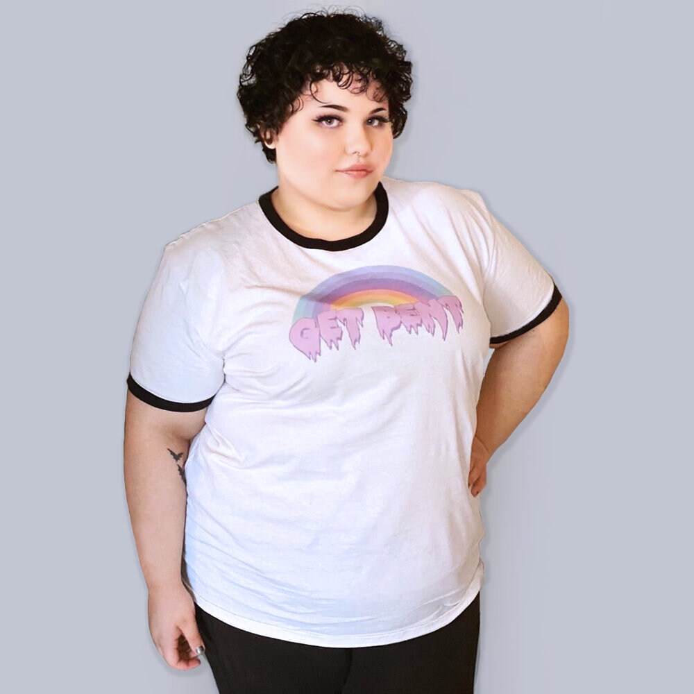 plus size pastel goth