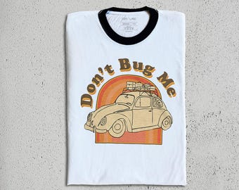 T-shirt rétro « Don't bug me » | Style surf skate des années 1970