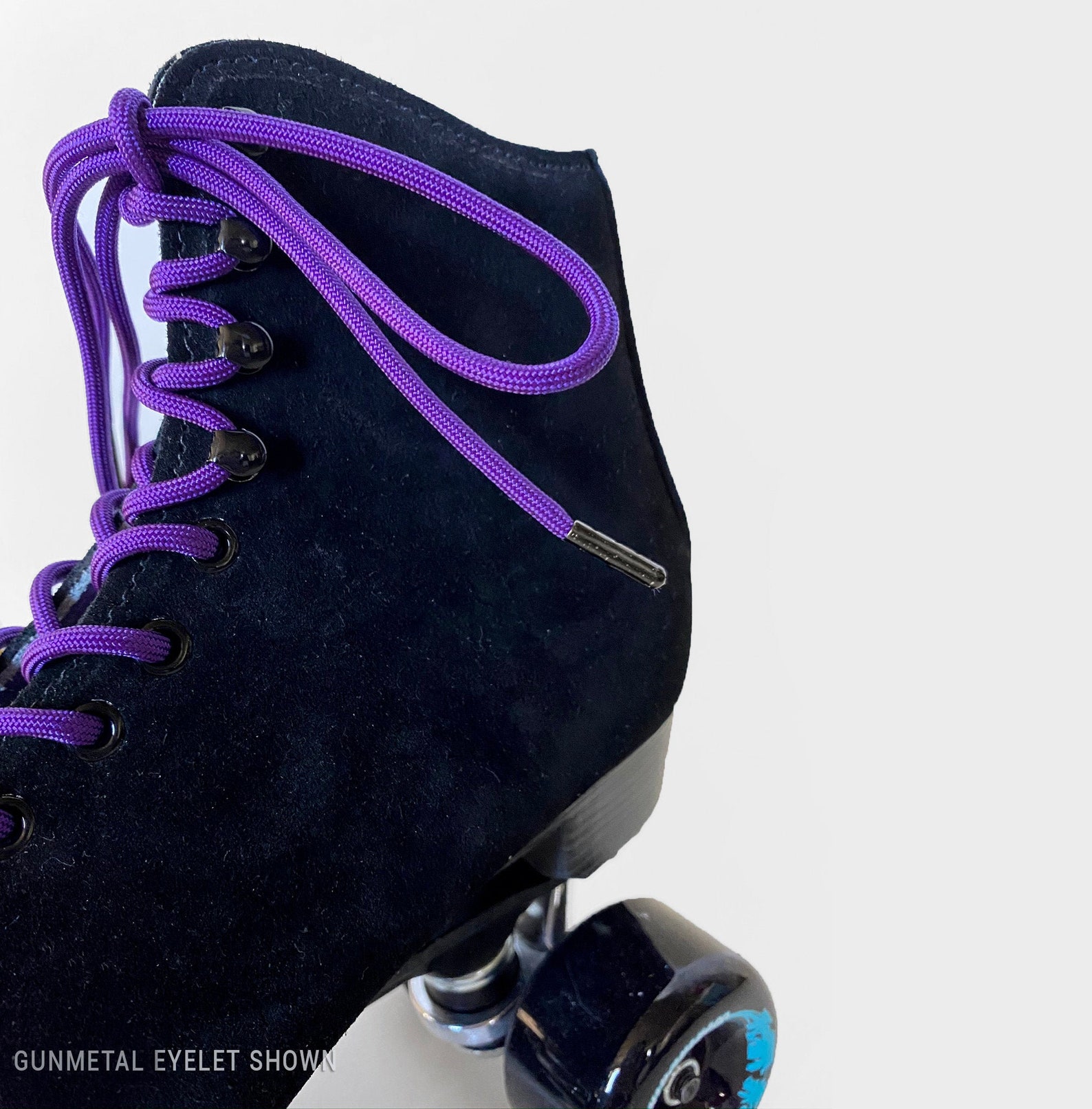 Purple Skate Laces Roller Skates Alternative Combat Boot Etsy