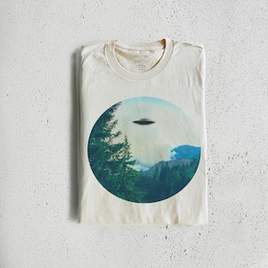 UFO Sighting Unisex Graphic Tee | Retro Alien Abduction Shirt