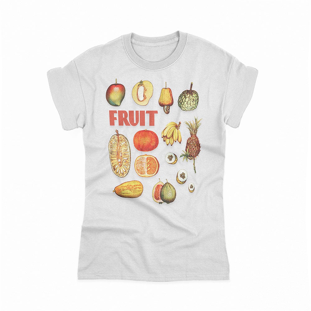Fruit Graphic Tee Fruits Retro Tshirts Womens Mens Unisex Etsy India