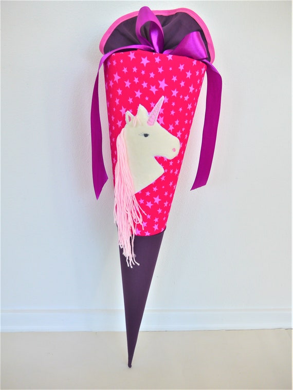 Sugar Kong Purple Bag Scout Step Matching EINHORN Pretty Made Star by Unicorn Bag Tornister Step of Derdiedas Mcneill Hong School Etsy - the Bag Fabric School Pink