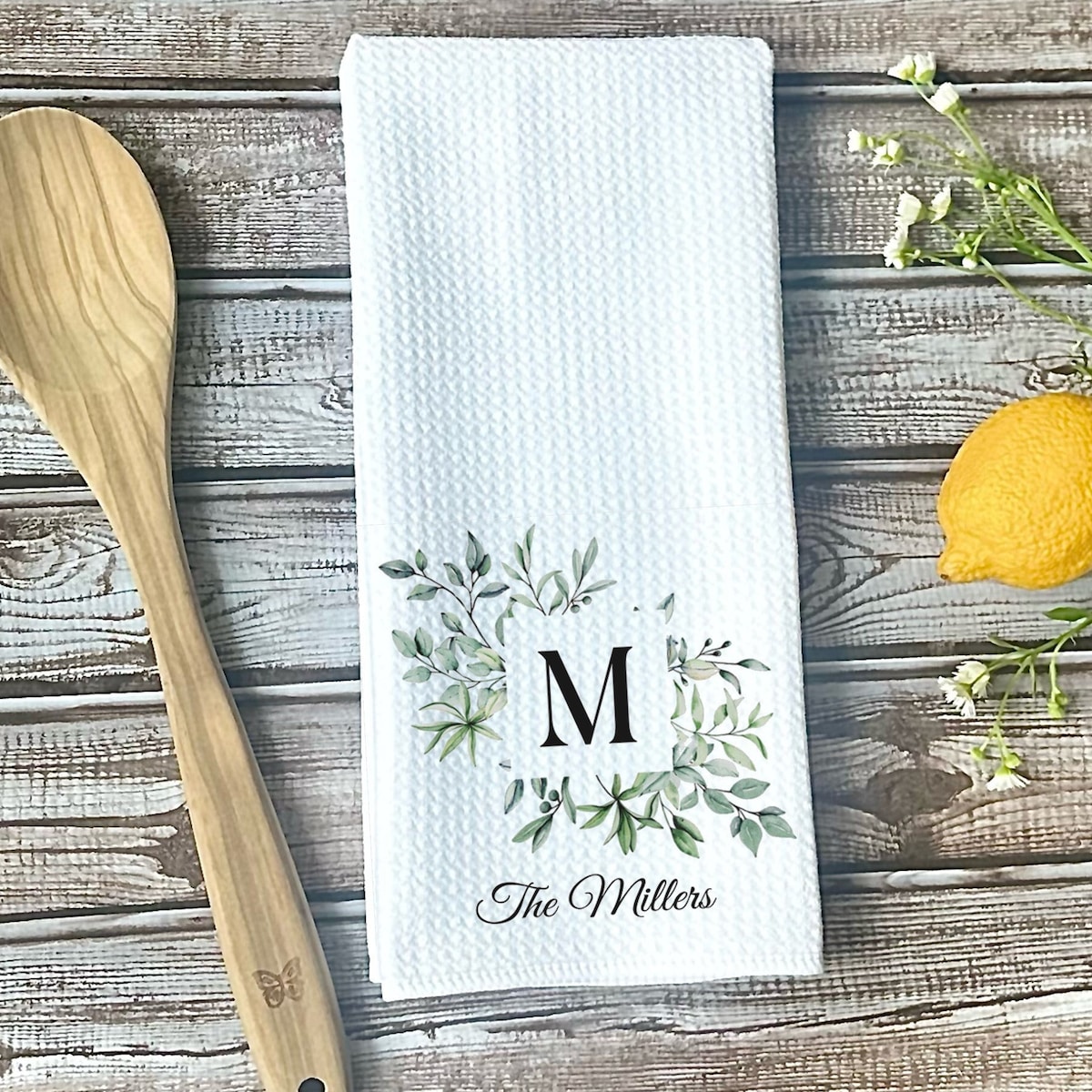 Custom Kitchen Dish Towel, Tea Towel, Custom Towel Kitchen Décor, Housewarming Gift, Farmhouse Decor, Hand Towel, Grandma Gift Mom Gift - Etsy