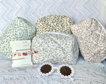 Custom Floral Flower Girl Gift Bag, Wedding Favor