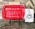 Personalized Baking Dish and Kitchen Towel Gift Set, Etched Glass Bakeware