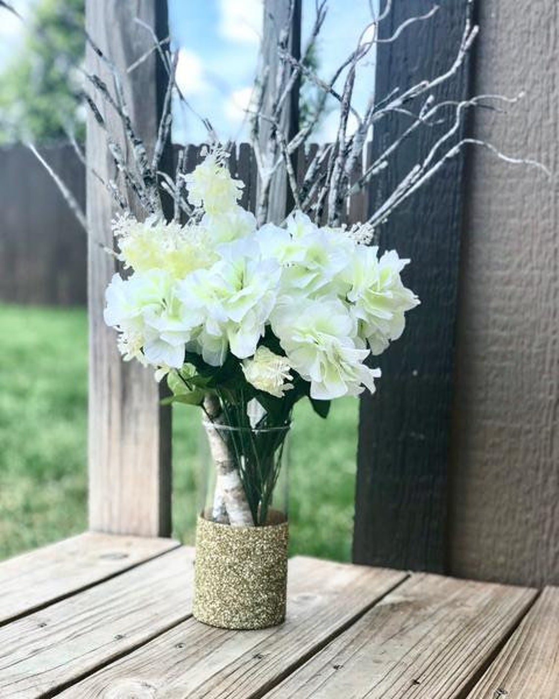 15 Vases Choose your color Glitter dipped vases 15 pack Etsy