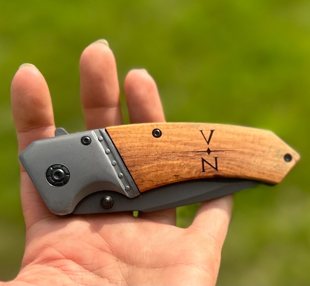 Custom Pocket Knife, Gift for Dad, Gift for Husband, Knife, 5 Year