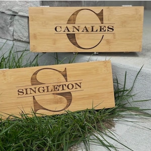 Personalized BBQ Grill Set, Birthday or Father’s Day Engraved 6-Piece Barbecue Tools, Groomsman Gift