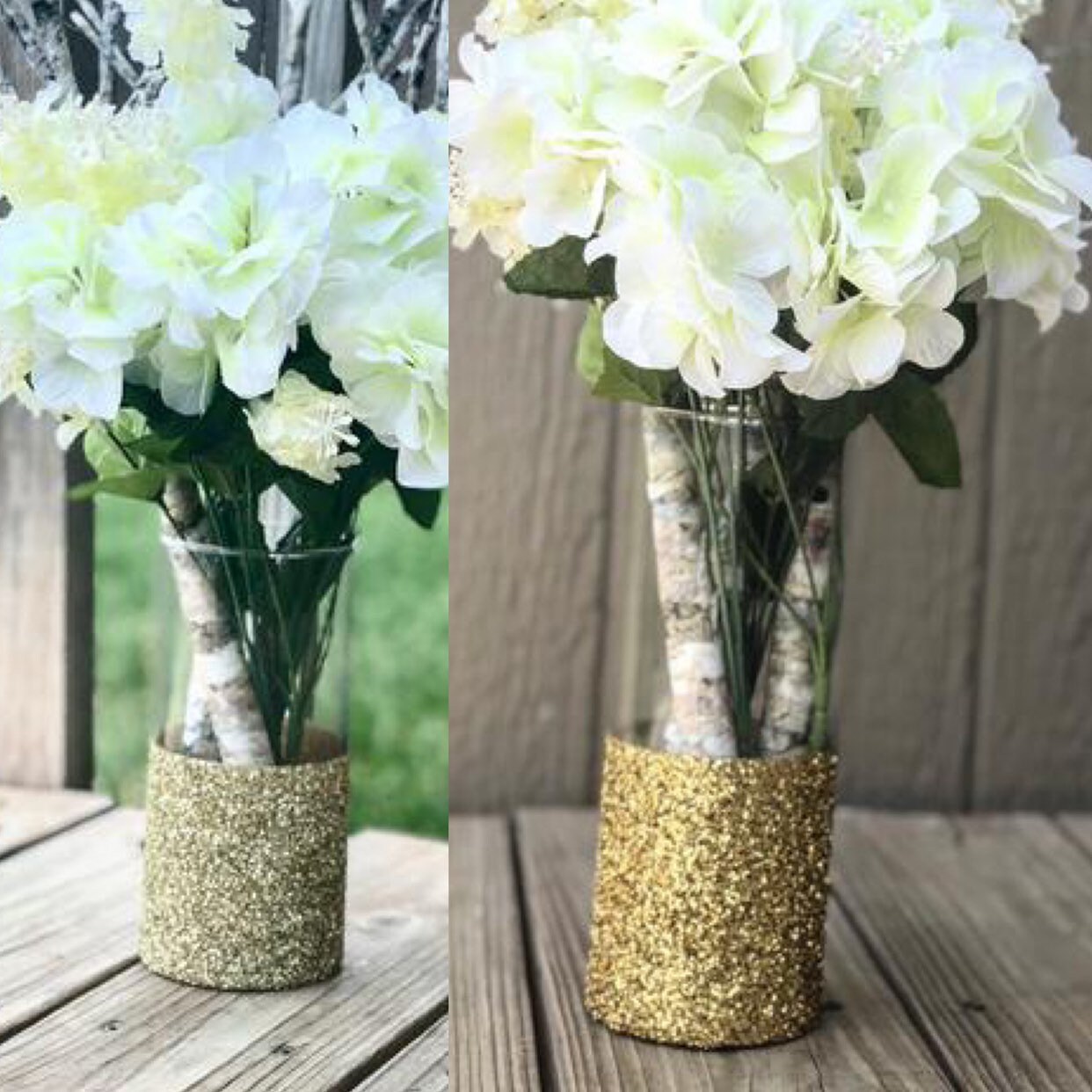 Choose your color Glitter dipped vases 10 pack vases 10 Etsy