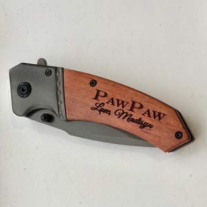 Gift for Grandpa, Grandpa birthday gift, gift for grandpa from kid, Pocket Knife,pocket knife, gift for groomsmen, mens gift