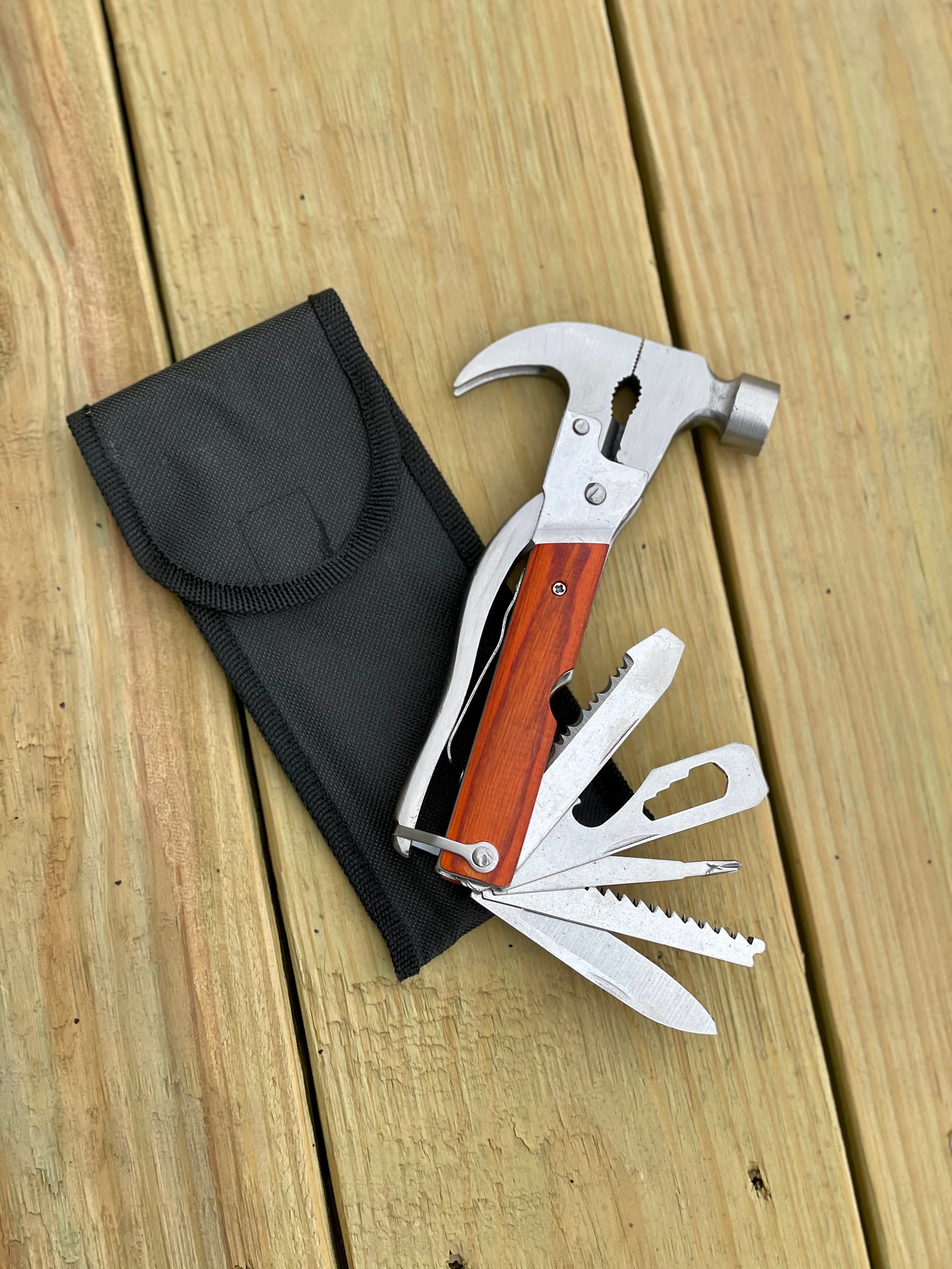Personalized Hammer Multitool, Engraved Wood Handle, Gift for Men - Etsy