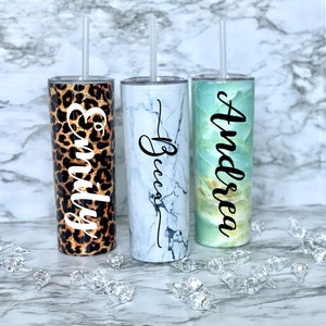 Bridesmaid gift, Custom Tumbler, Insulated Bridesmaid Tumbler, Tall Tumbler, Gift for mom, Sorority Gift,Mothers Day gift, graduation gift image 5