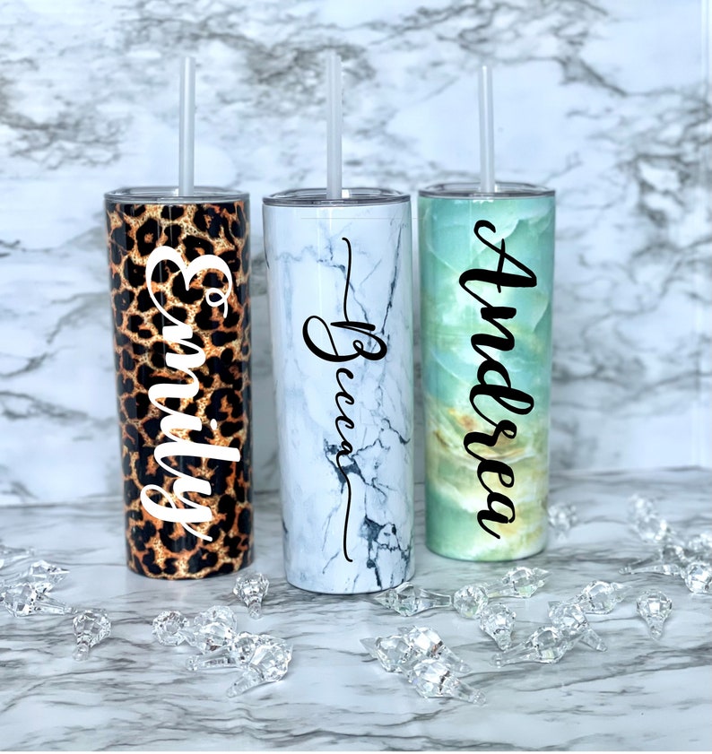 Bridesmaid gift, Custom Tumbler, Insulated Bridesmaid Tumbler, Tall Tumbler, Gift for mom, Sorority Gift,Mothers Day gift, graduation gift image 5