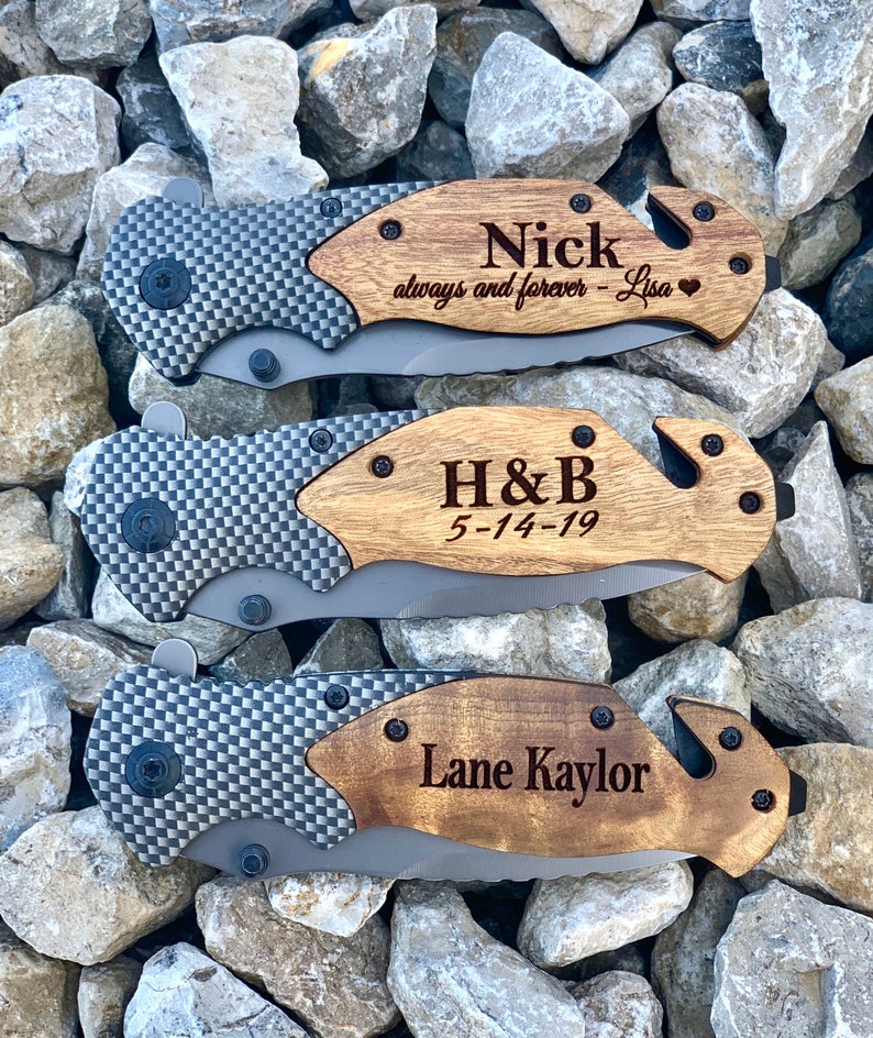 Personalized Knife for Husband, Engraved Pocket Knife for Boyfriend, Custom Knife, Boyfriend Gift, Husband Gift, Pocket Knife, Hunting Knife image 10