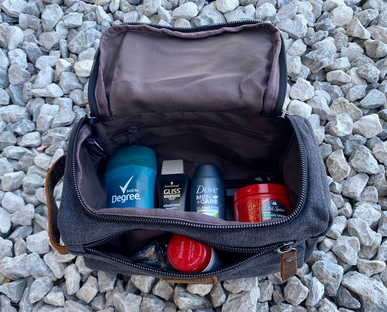 Groomsman Gift, Mens Toiletry bag, groomsman gifts, toiletry bag Usher gift, groomsman proposal, groomsmen gift image 4