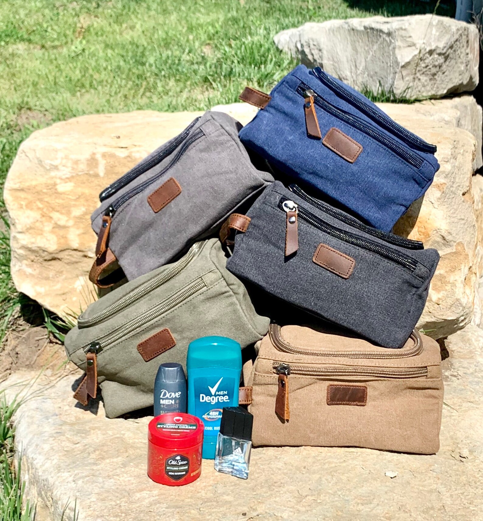 Father's Day Gift Mens Toiletry bag groomsman gift Etsy