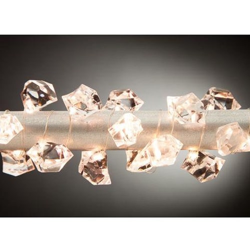 Elegant Gemstone Acrylic Lights Light Strand Battery Etsy