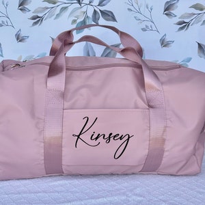 duffel bag, travel bag, overnight bag, cheer bag, workout bag, carry on bag, custom duffel bag, easter gift, easter gift for teenage girl, purse, dance bag, bridesmaid bag, girls trip bag