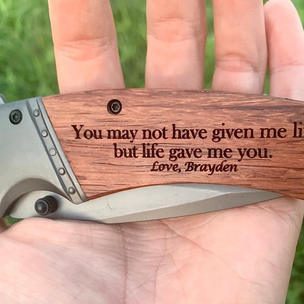 Birthday gift for Adopted dad, new dad adoption gift,gift for stepdad, adoption gift for adopted dad, men’s birthday gift,mens pocket knife