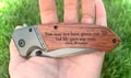 Personalized Pocket Knife, Engraved Gift for Stepdad, Bonus Dad, Adopted Dad product logo