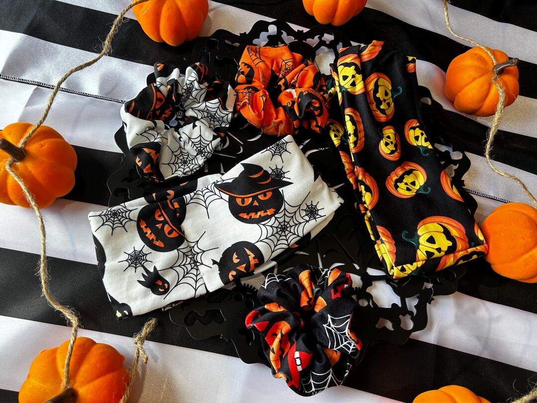 Halloween Headband and Scrunchie, Costume Hair Accessories - Etsy