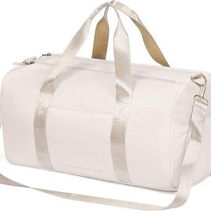 Custom Duffel Bag, Bridesmaid Proposal Gift, Personalized Weekender Travel Bag image 6