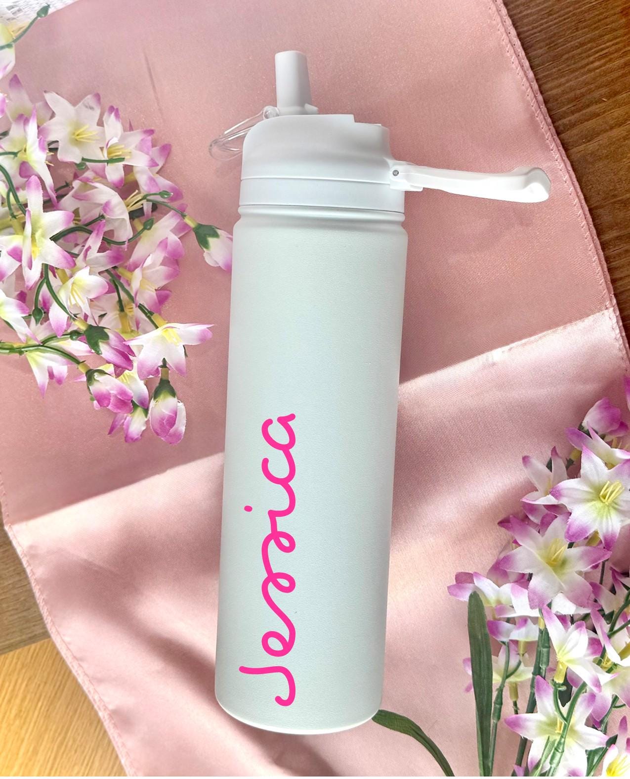 Borraccia Personalizzata Love Island Style – Acciaio Inox 24oz Con Nome, Isolata E Antigoccia