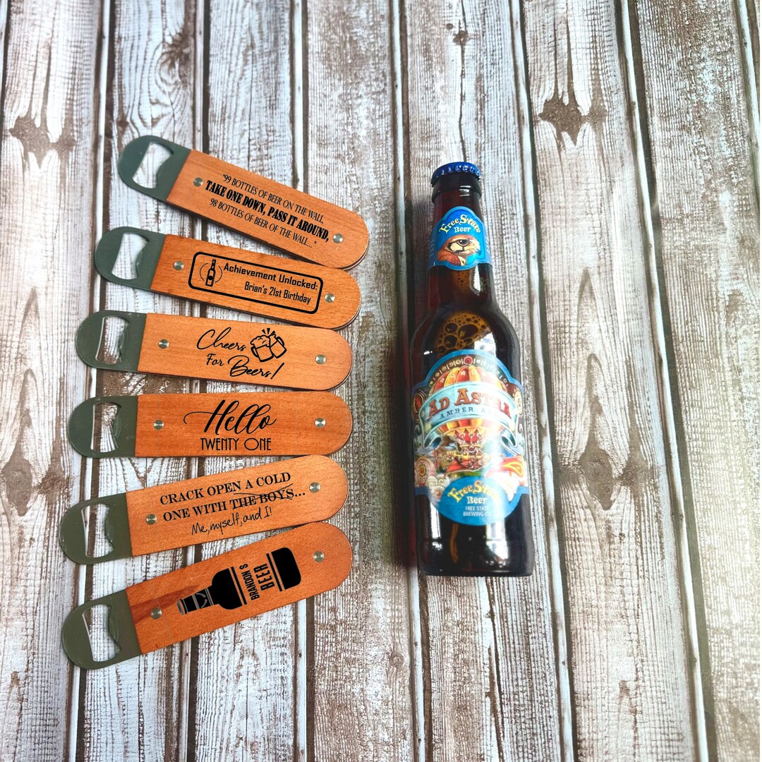 Men's Custom Bottle Openers, Custom Bottle Opener, Beer Opener, Bottle
