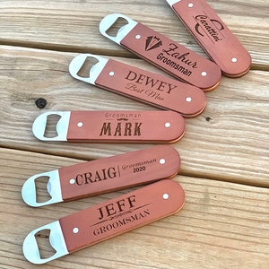 Custom bottle opener, Groomsman gift, Groomsman proposal gift, mens gift, custom bottle opener, mens birthday gift, bottle openers image 1