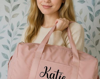Personlig duffelväska, anpassad handbagageväska för resor, skofack