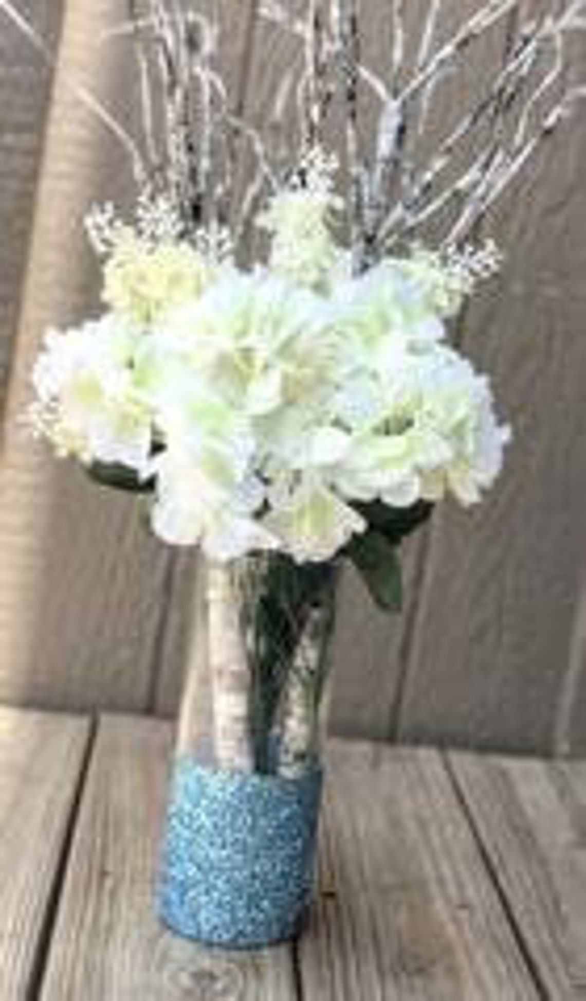 15 Vases Choose your color Glitter dipped vases 15 pack Etsy