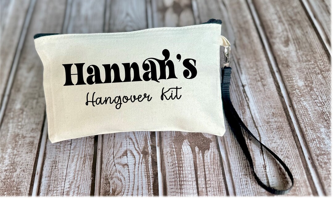 Hangover Kit Bag, Hangover Kit Bag Only to Put Your Own Supplies In