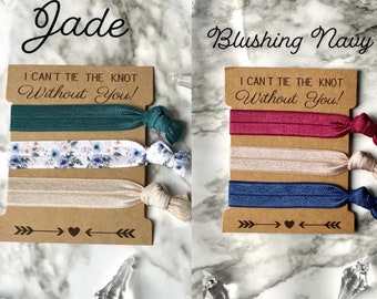 Custom Bridesmaid hairties, hair ties, bridesmaid hair ties, bridesmaidgift, bridesmaid proposal gift, bridesmaid gift ideas