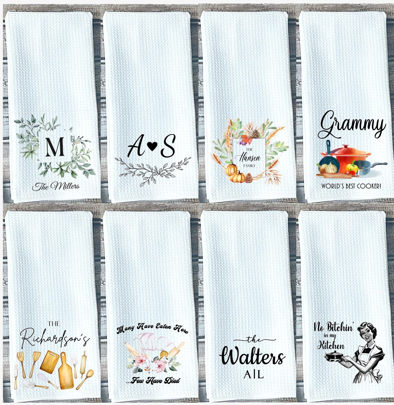 Gigi's Kitchen Flour Sack Dish Towel, Tea Towel, Gigi, Gift for Grandm –  614VinylLLC