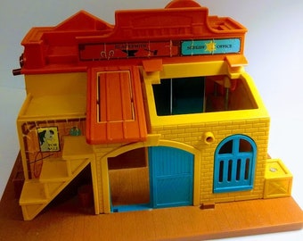 Vintage Fisher Price Western Town Playset #934