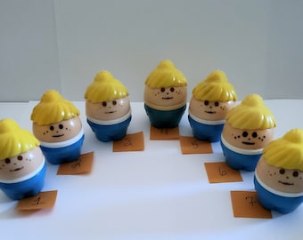 Vintage Little Tikes Toddle Tot: Girl with Yellow Ponytail (1990s)