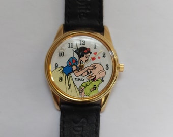 Vintage 1993 TIMEX Disney Snow White & Dopey Watch