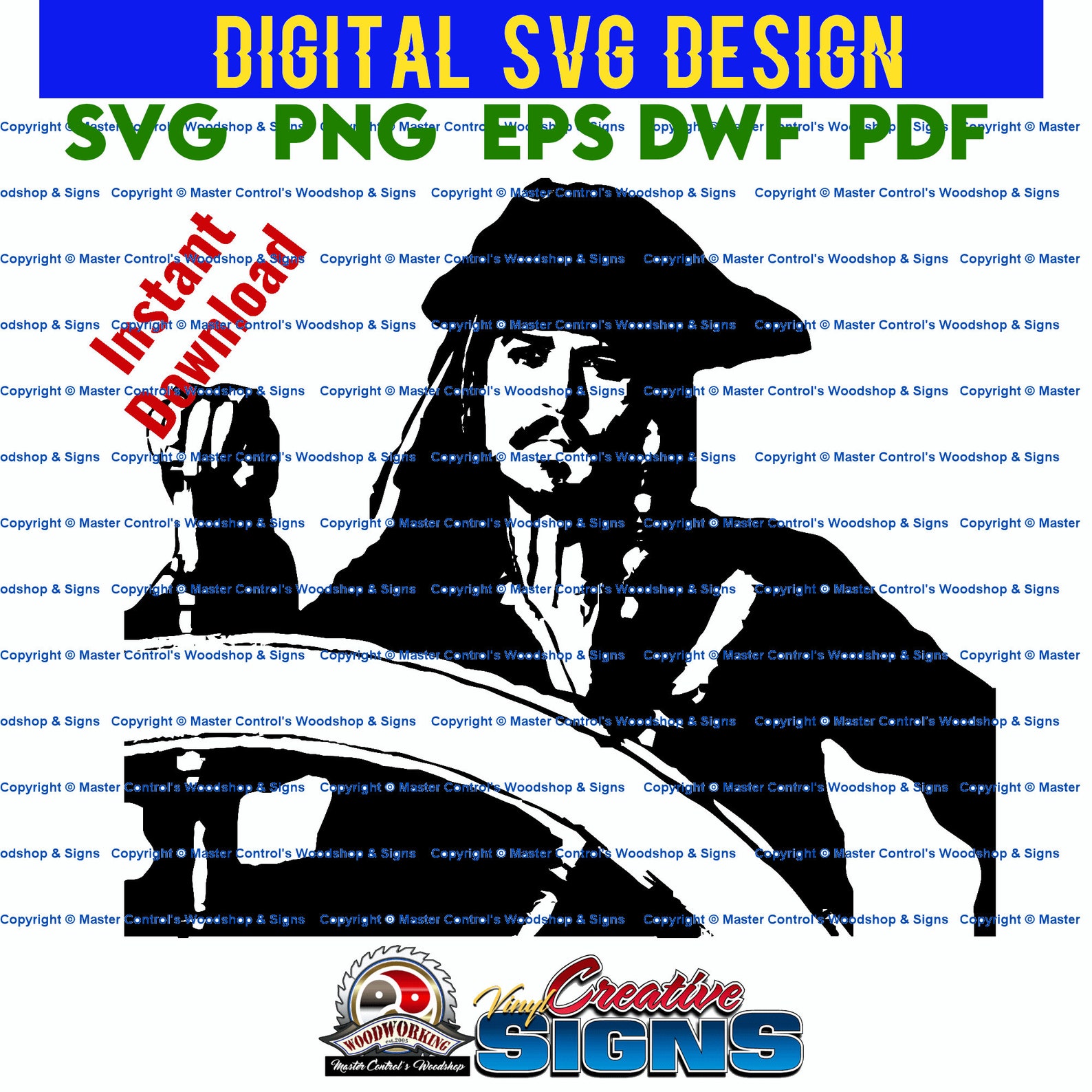Johnny Depp Jack Sparrow Pirate SVG Vector svg png and | Etsy